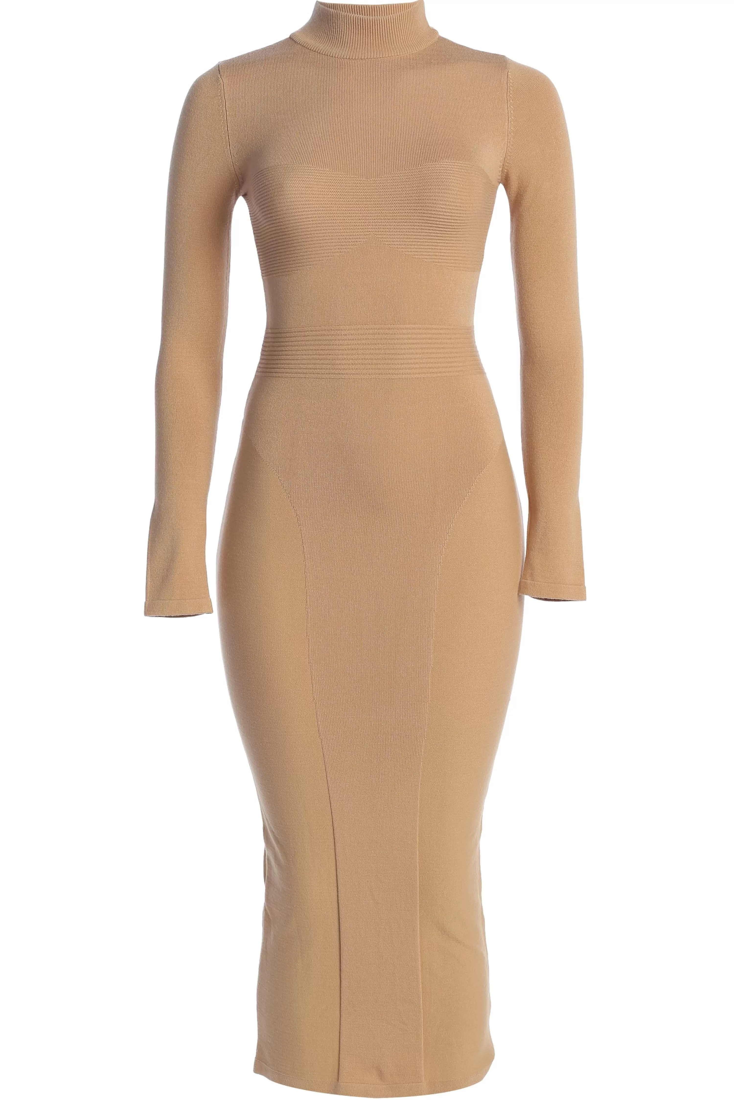 JLUXLABEL Beige Dakotah Midi Dress