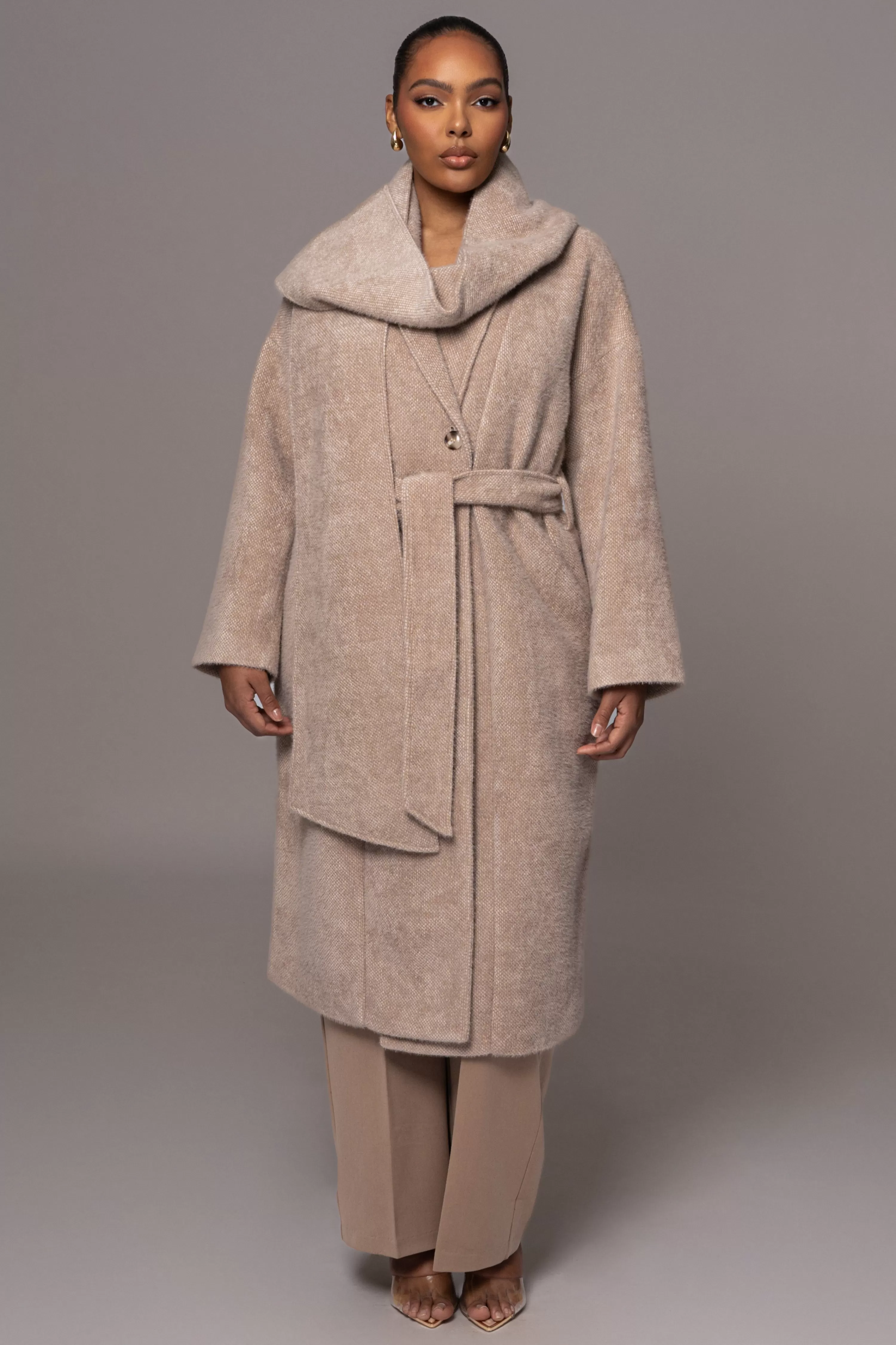 JLUXLABEL Beige Jonah Coat