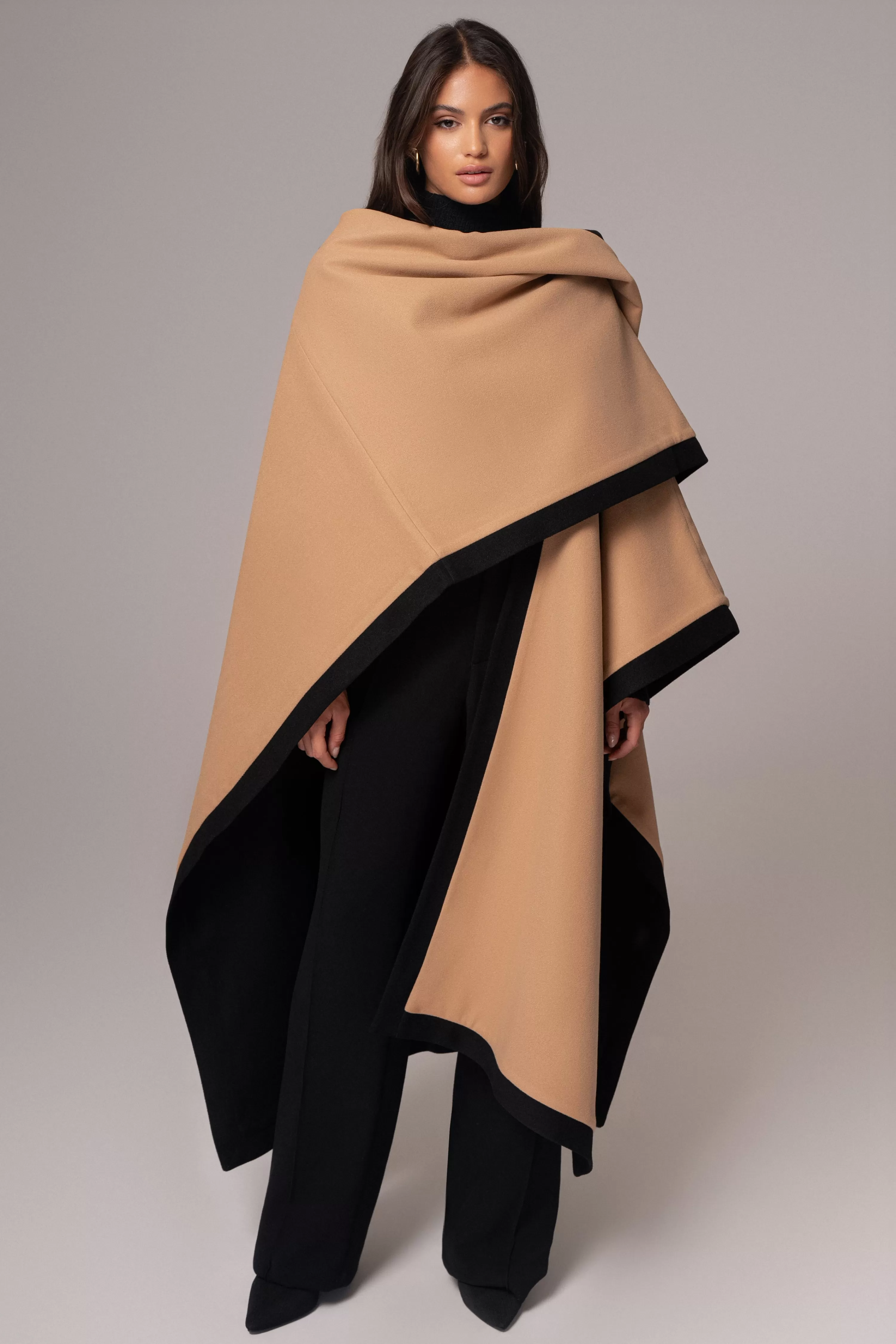 JLUXLABEL Beige Park City Reversible Shawl