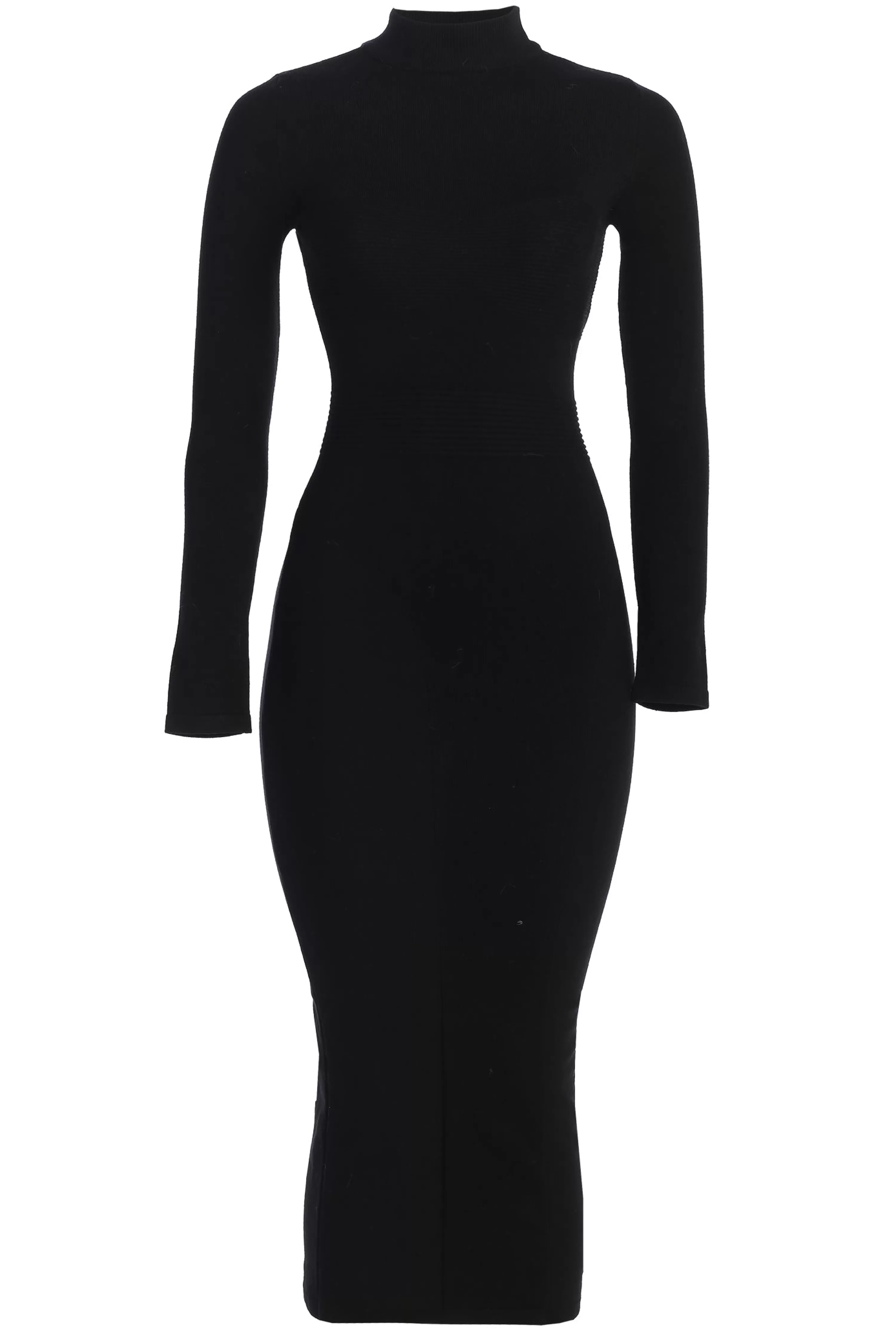 JLUXLABEL Black Dakotah Midi Dress