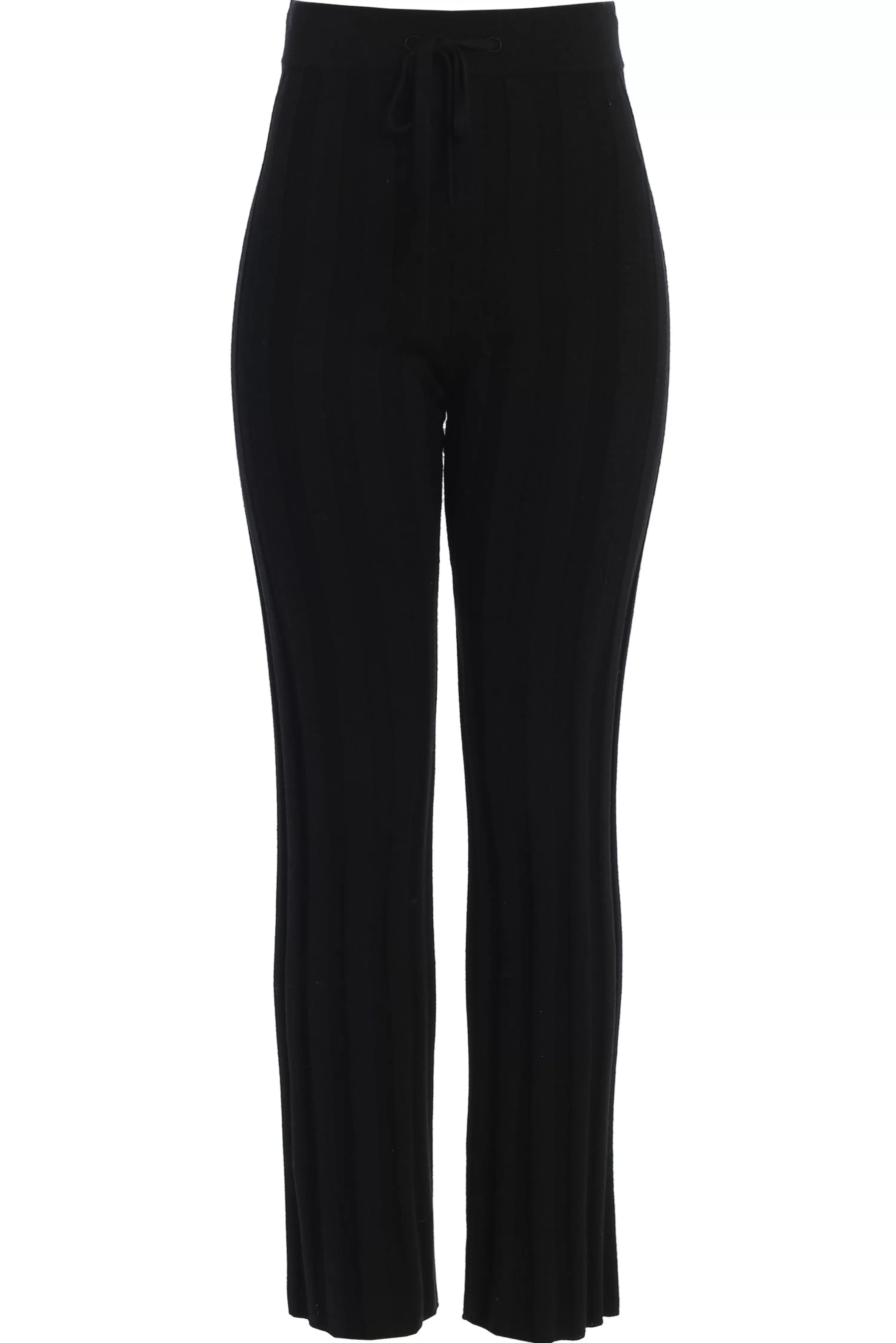 JLUXLABEL Black Darcey Ribbed Pants