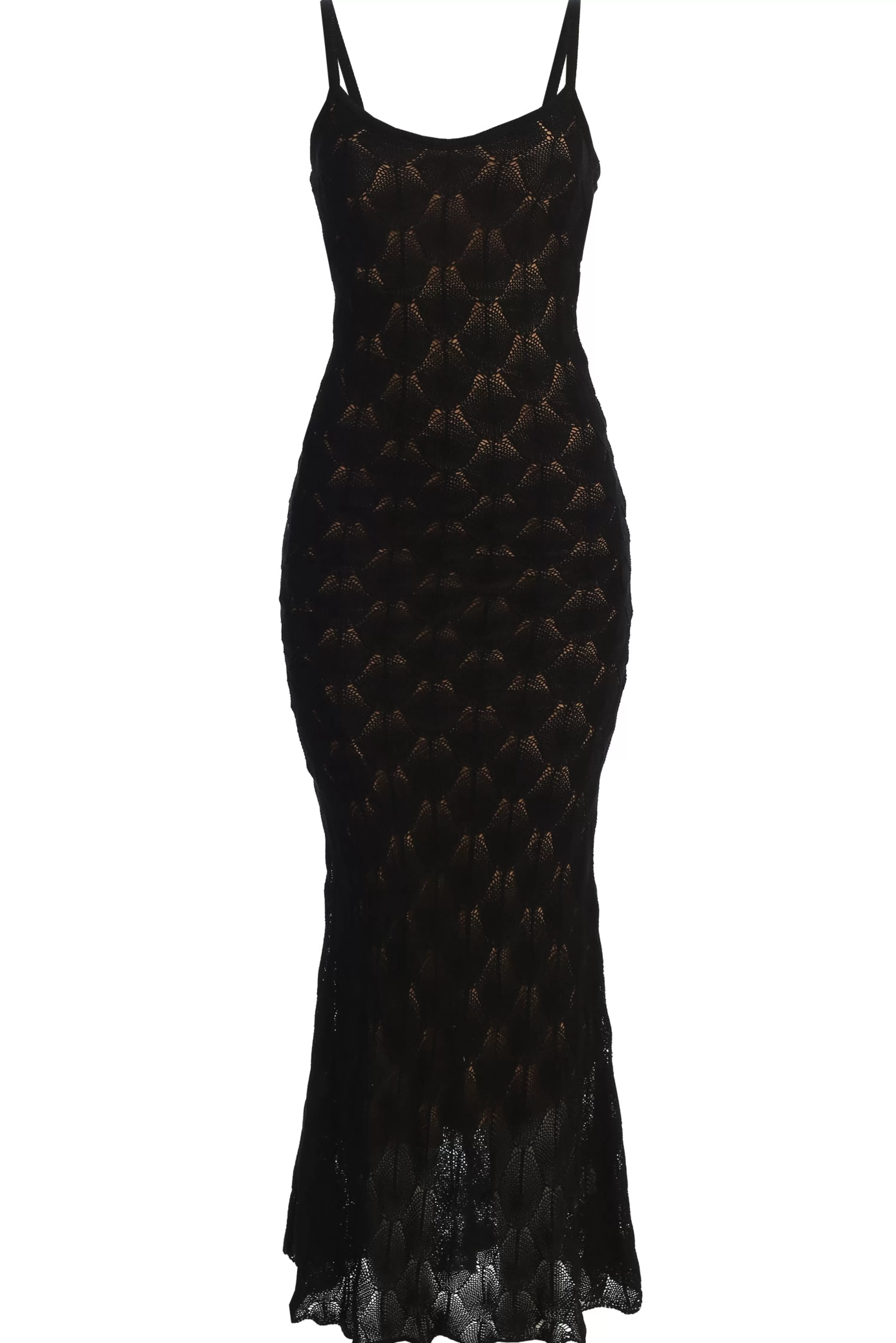 JLUXLABEL Black Gabriela Knit Maxi Dress