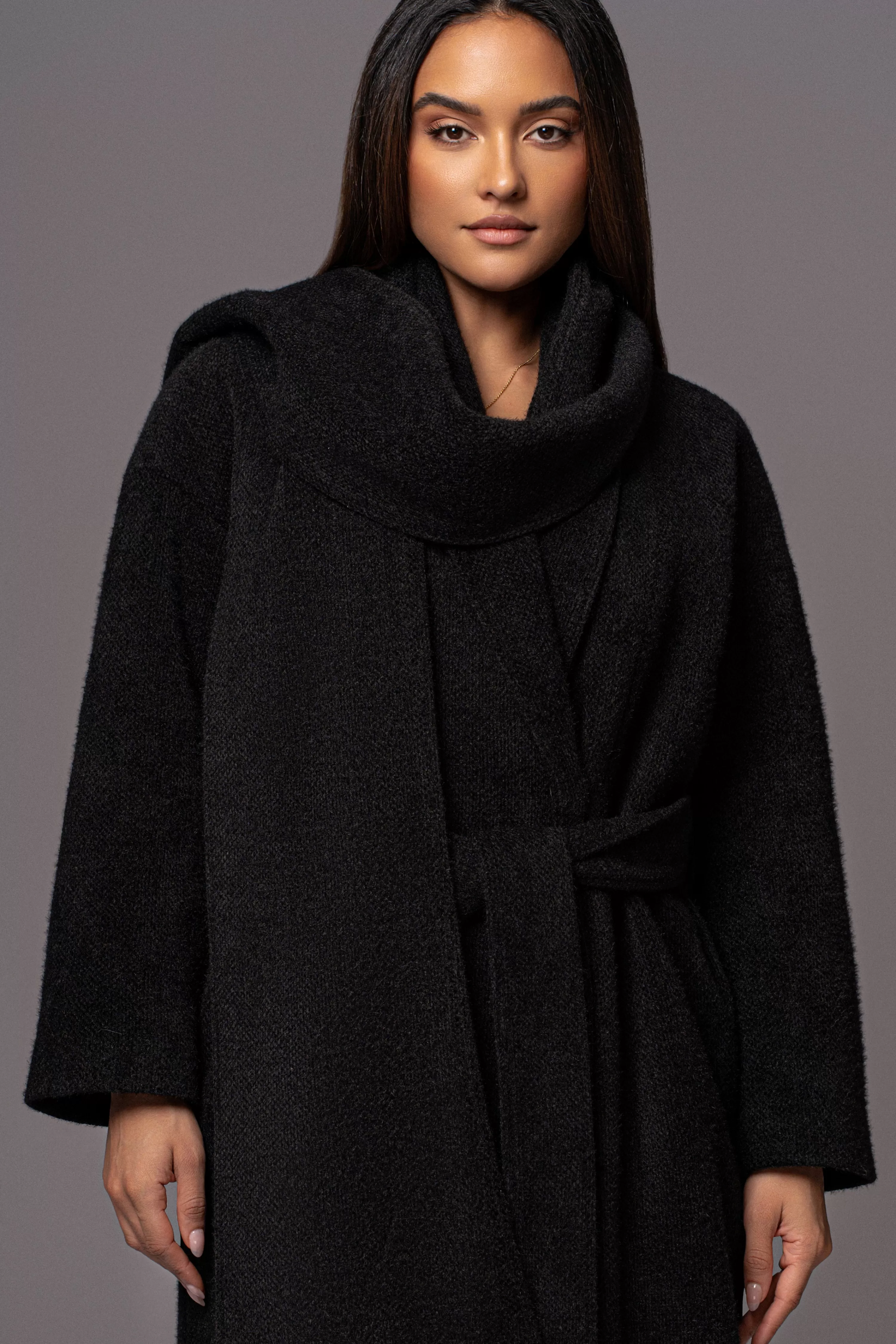 JLUXLABEL Black Jonah Coat