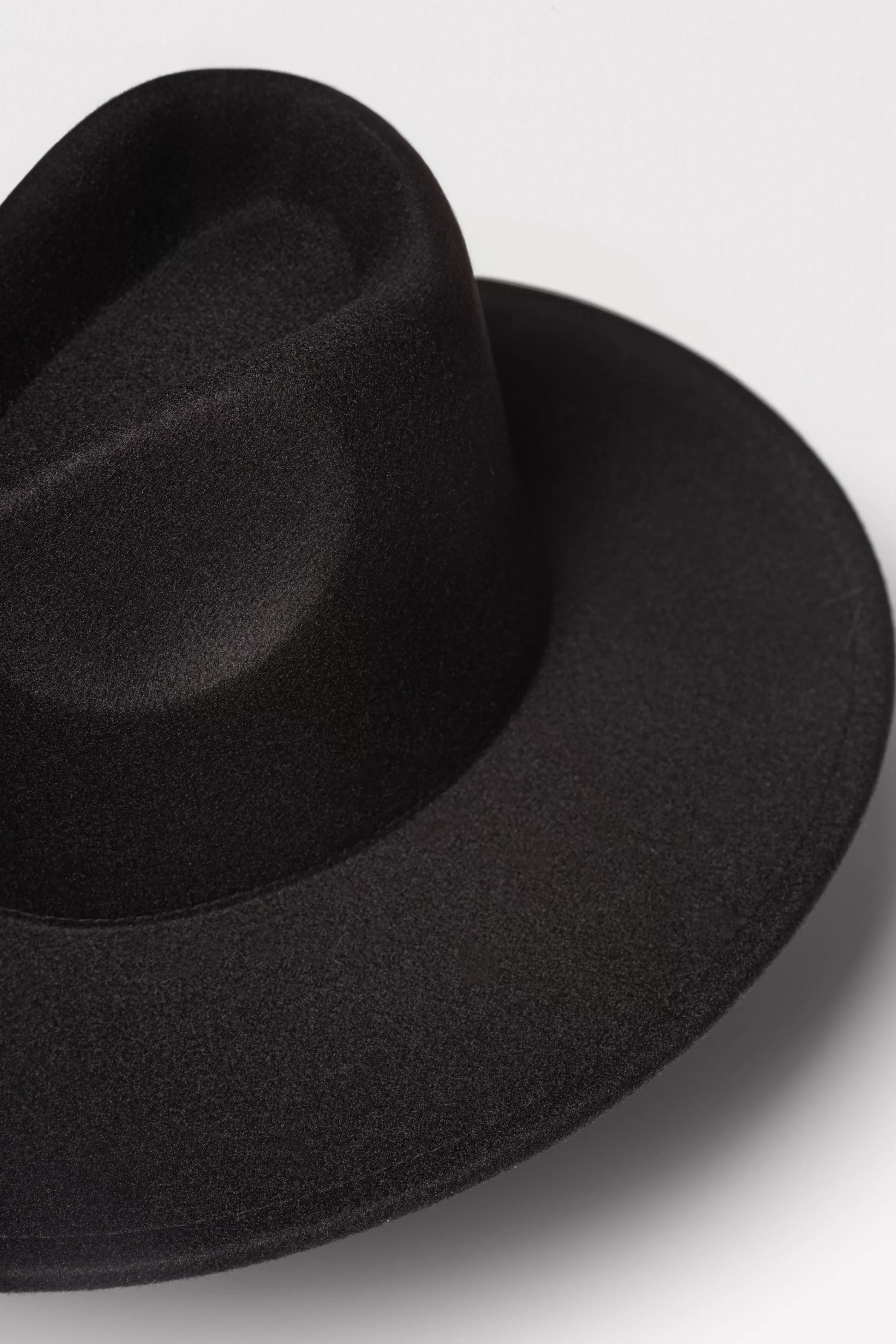 JLUXLABEL Black Margot Felt Hat