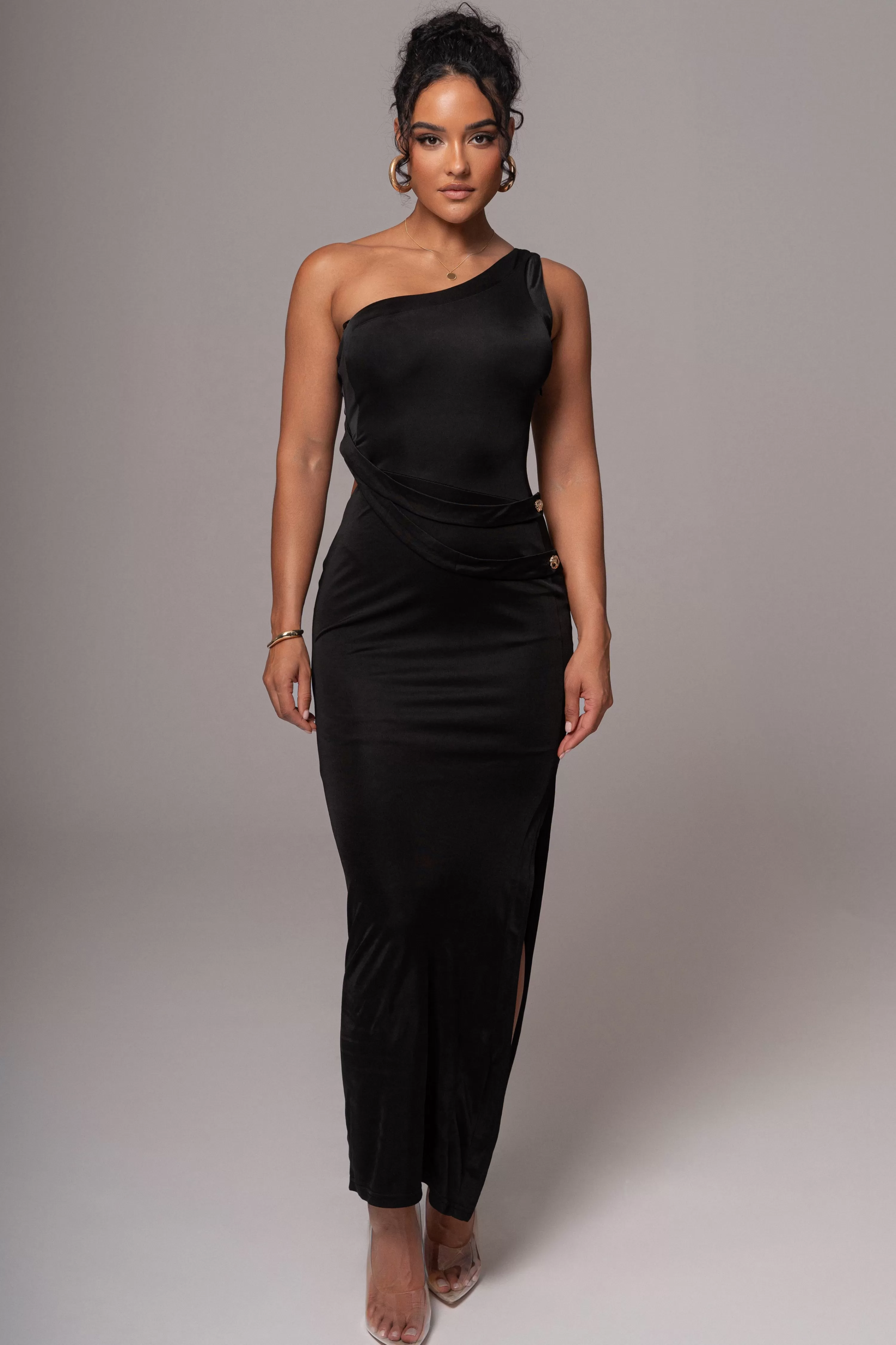 JLUXLABEL Black Surrey Maxi Dress