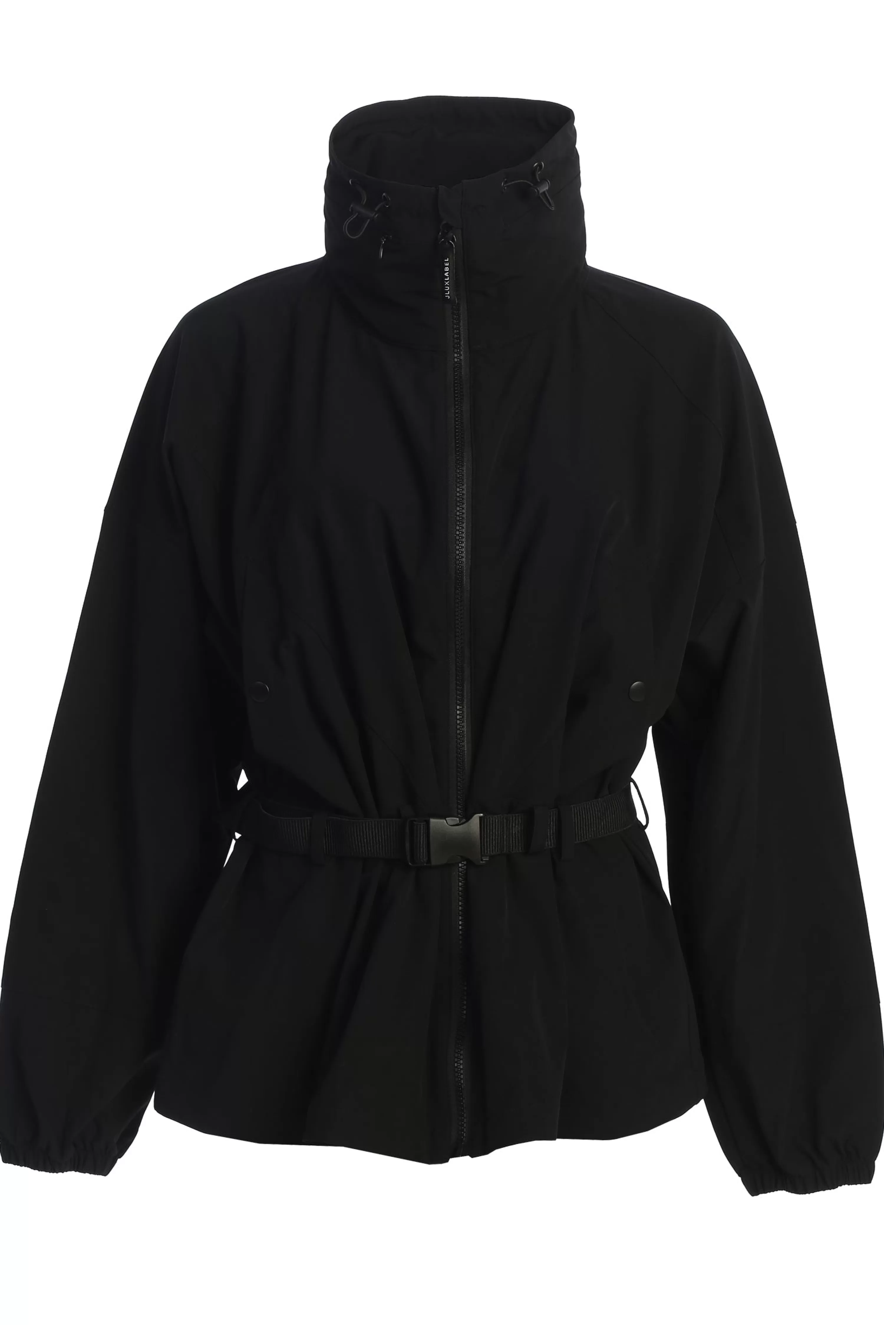 JLUXLABEL Black Willow Belted Jacket