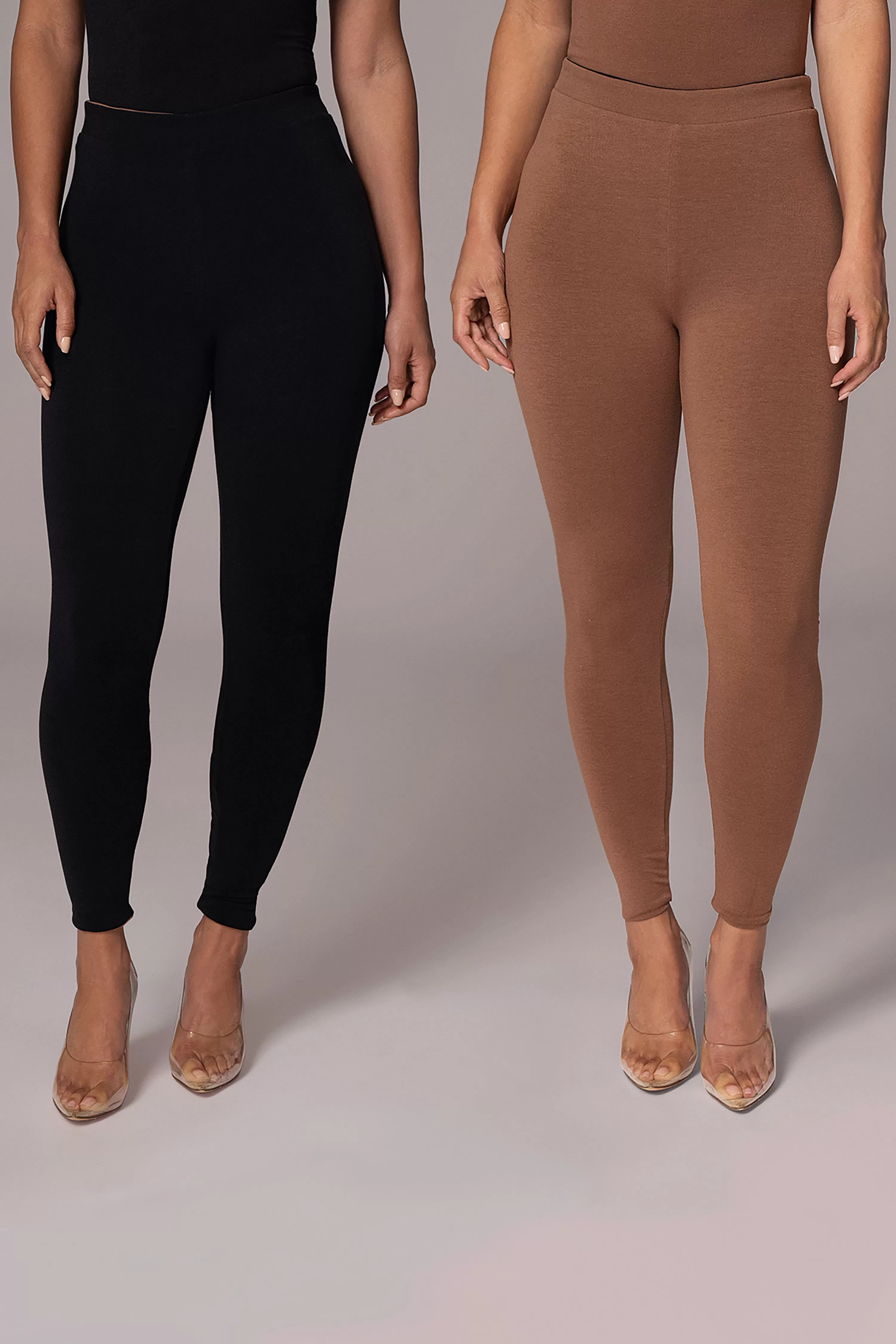 JLUXLABEL Black/Pecan Everyday Reversible Leggings