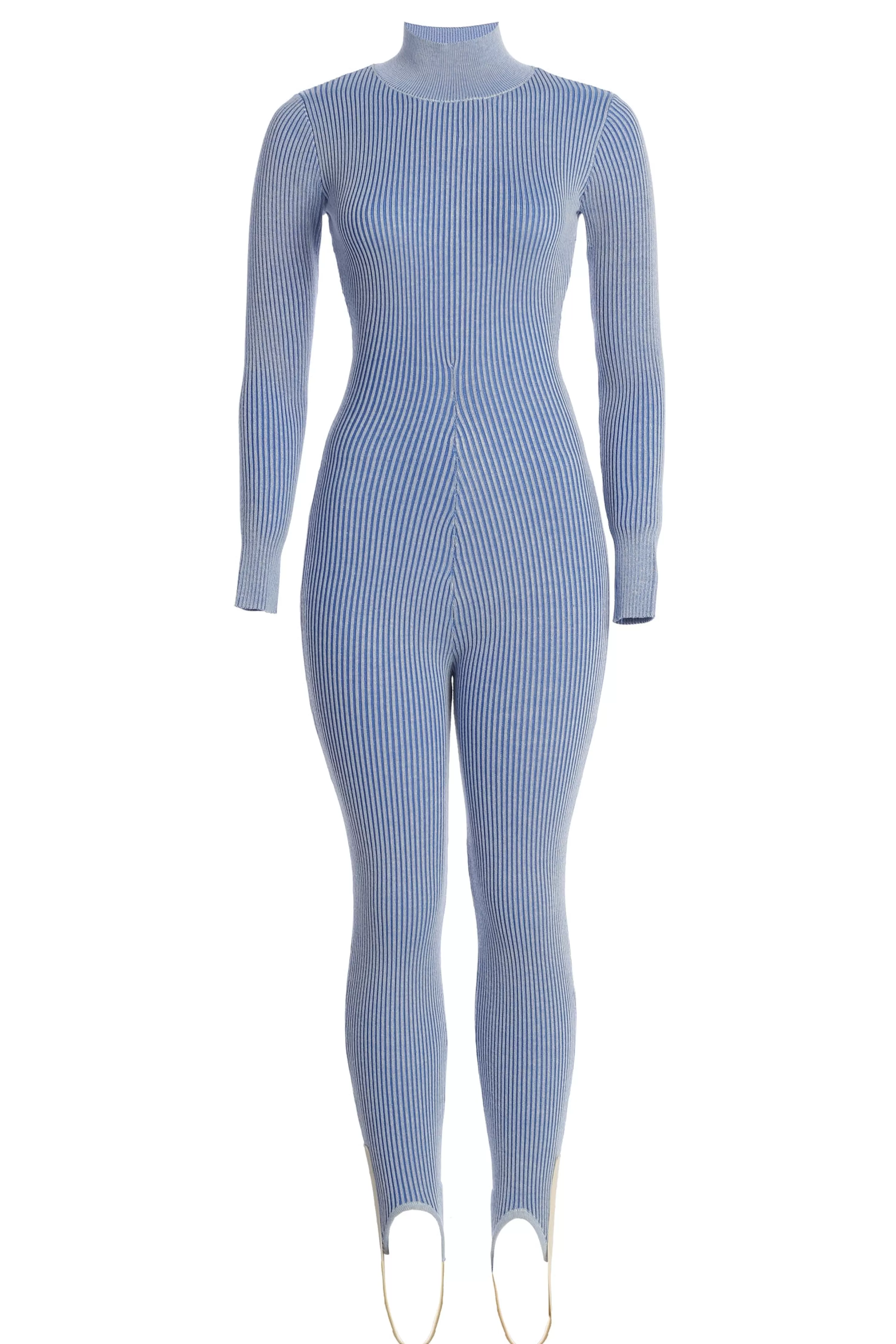 JLUXLABEL Blue In Control Stirrup Jumpsuit