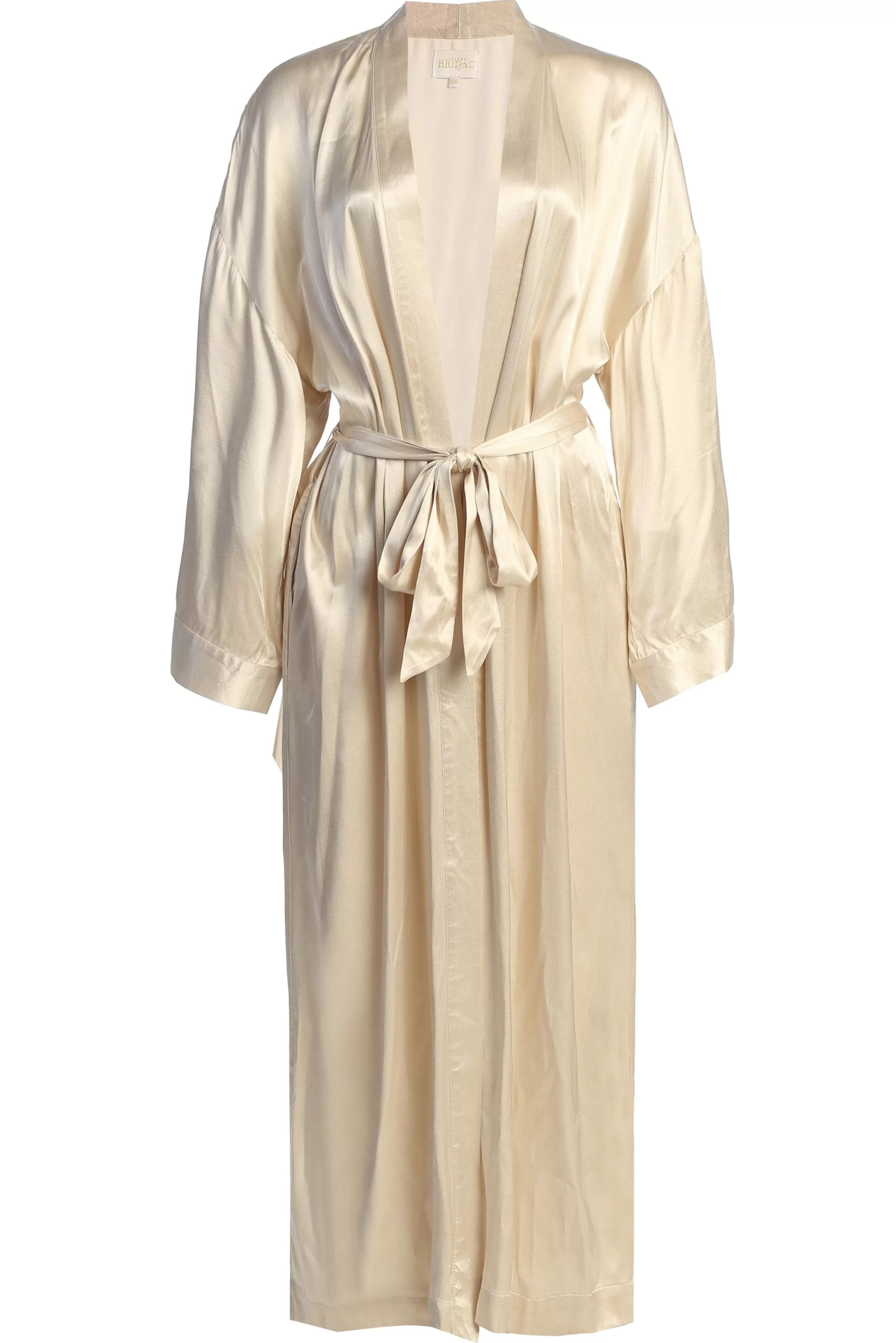 JLUXLABEL Champagne Forever And Always Satin Robe