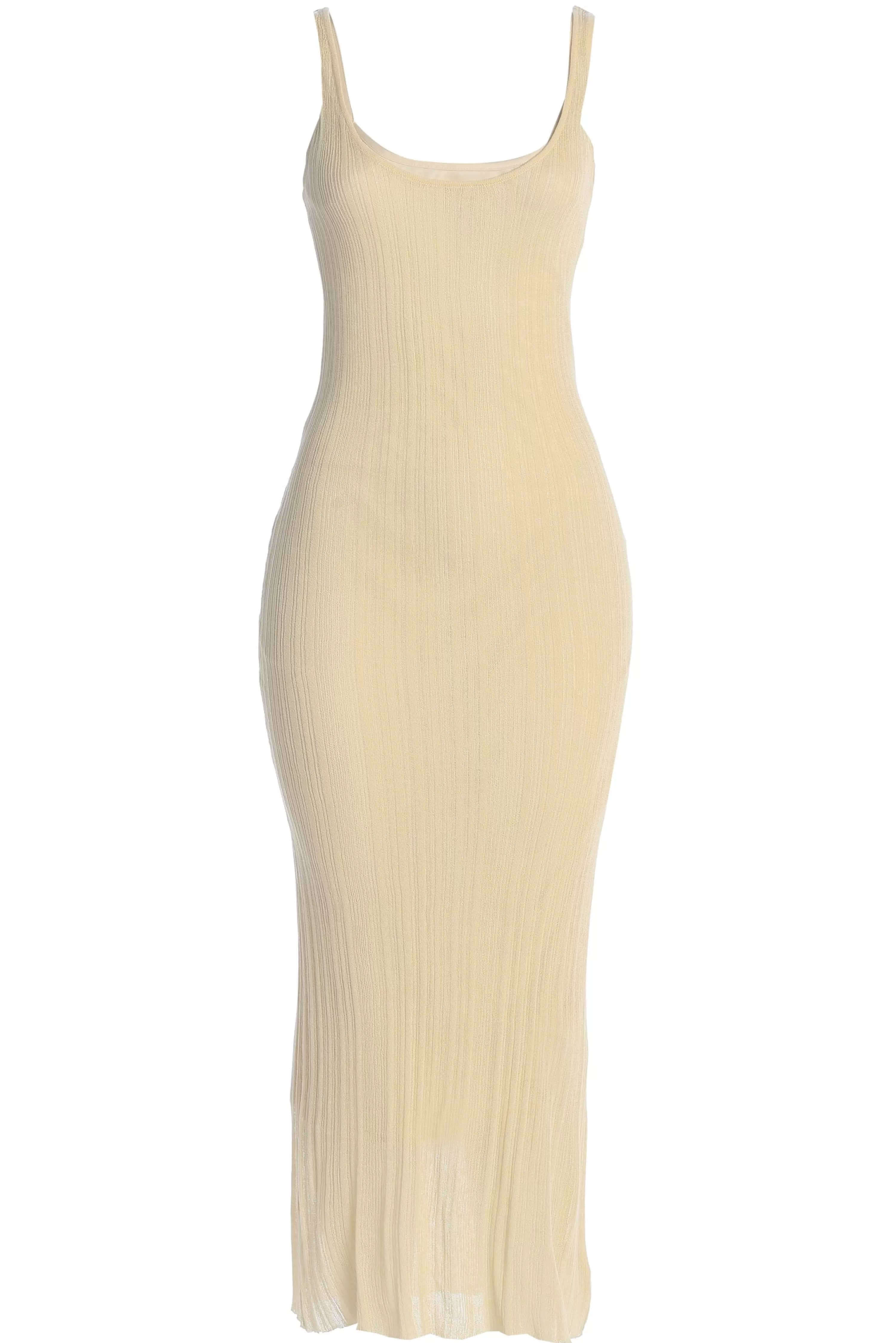 JLUXLABEL Cream Luna Sheer Maxi Dress