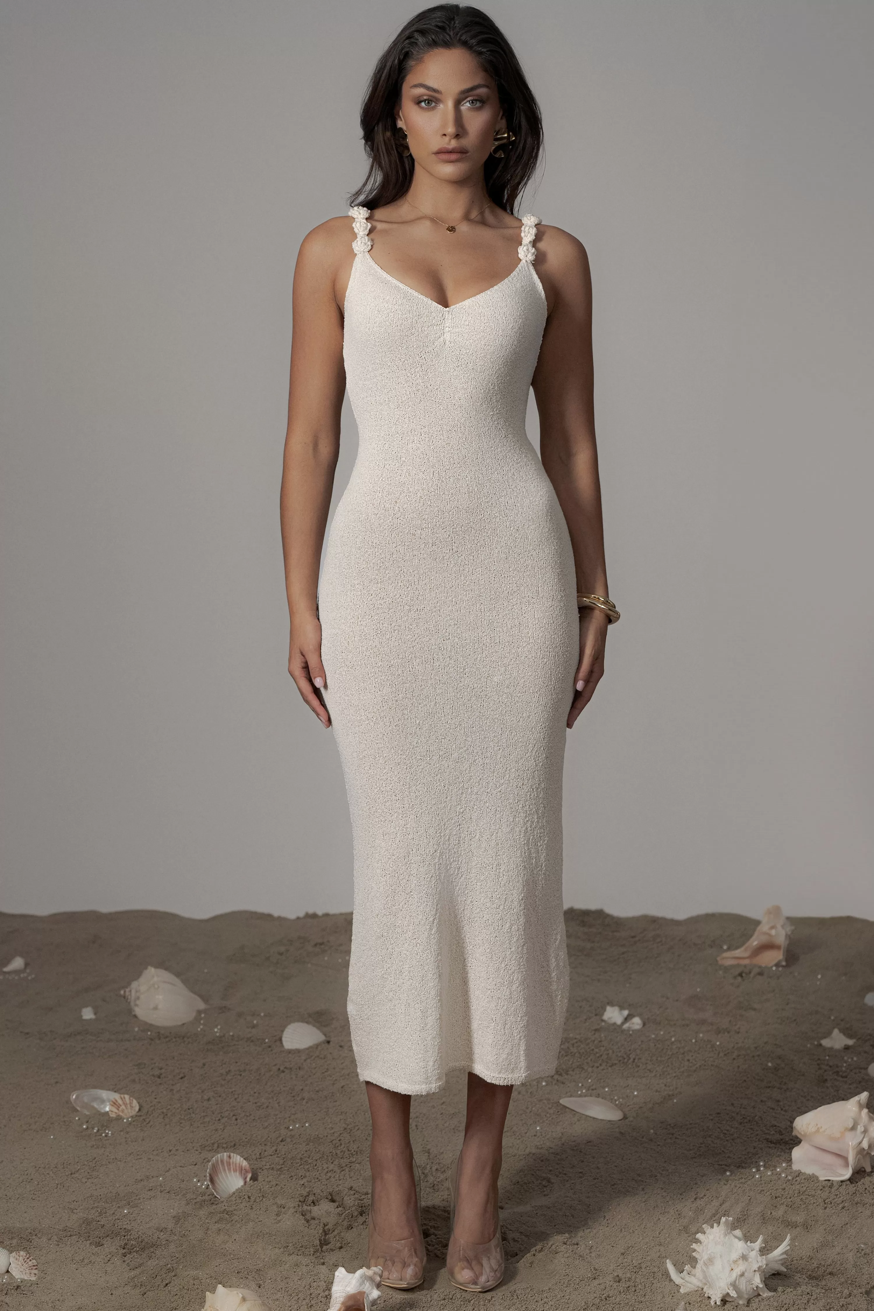 JLUXLABEL Cream Margo Maxi Dress