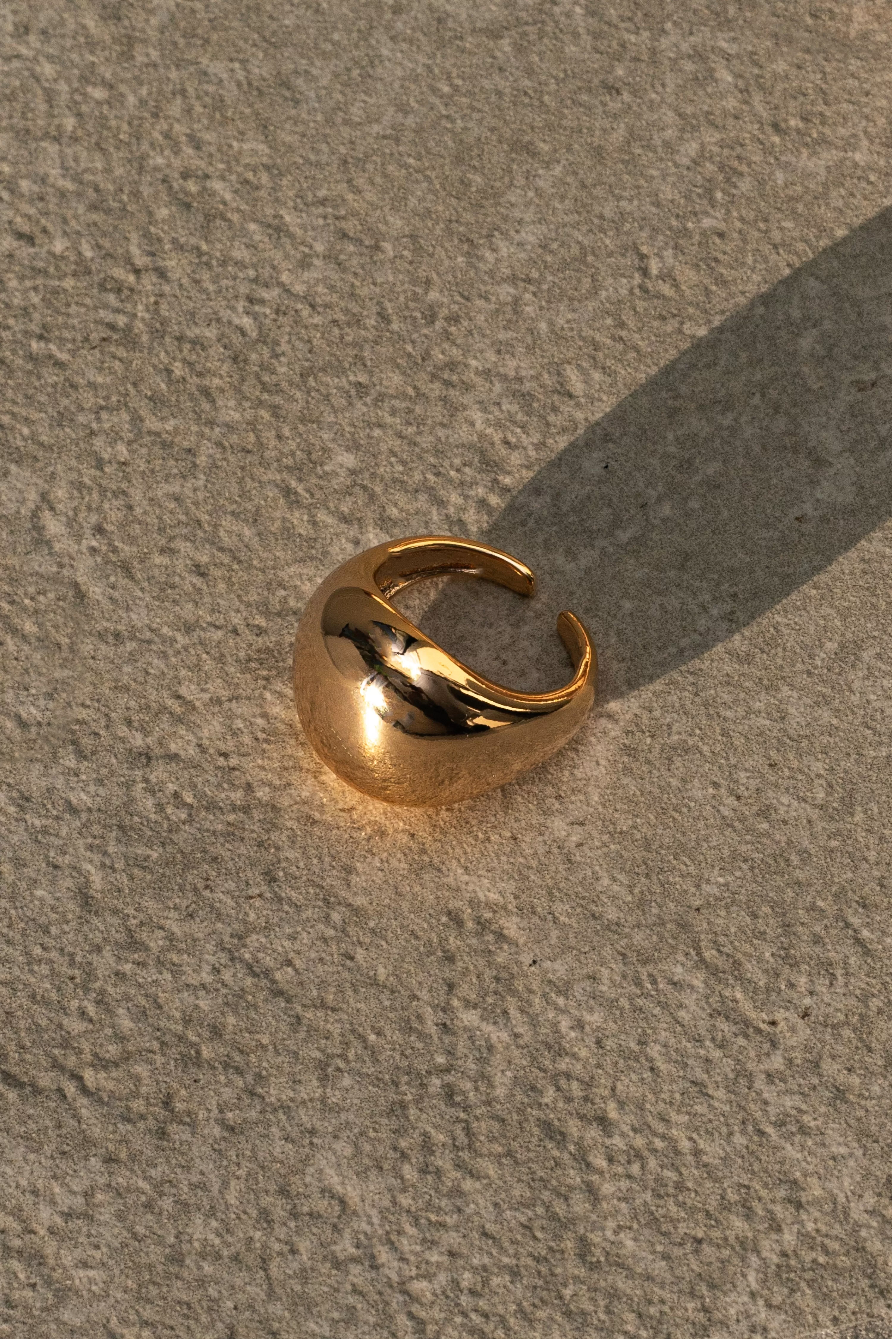 JLUXLABEL Gold Alex Dome Ring