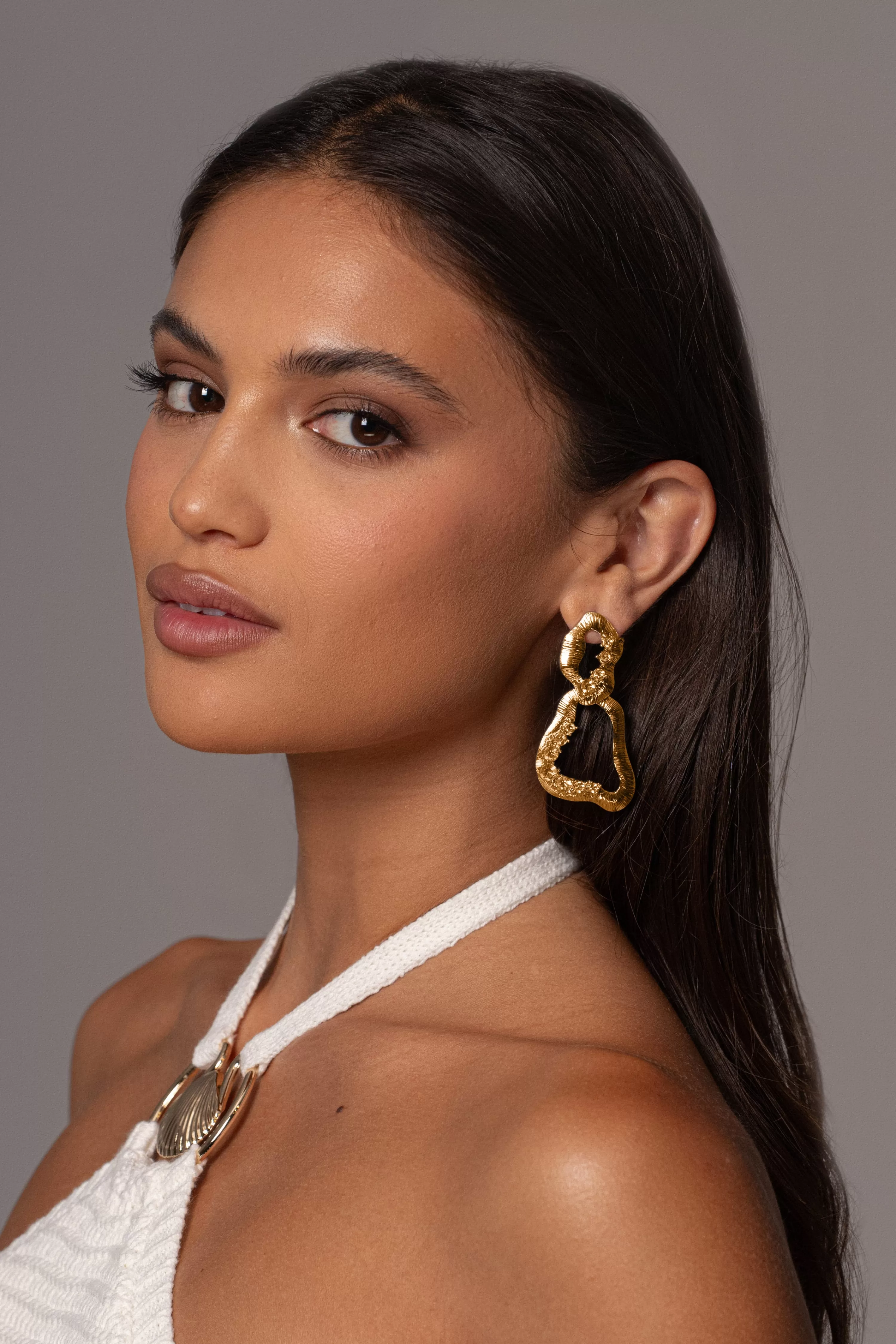 JLUXLABEL Gold Alora Earrings