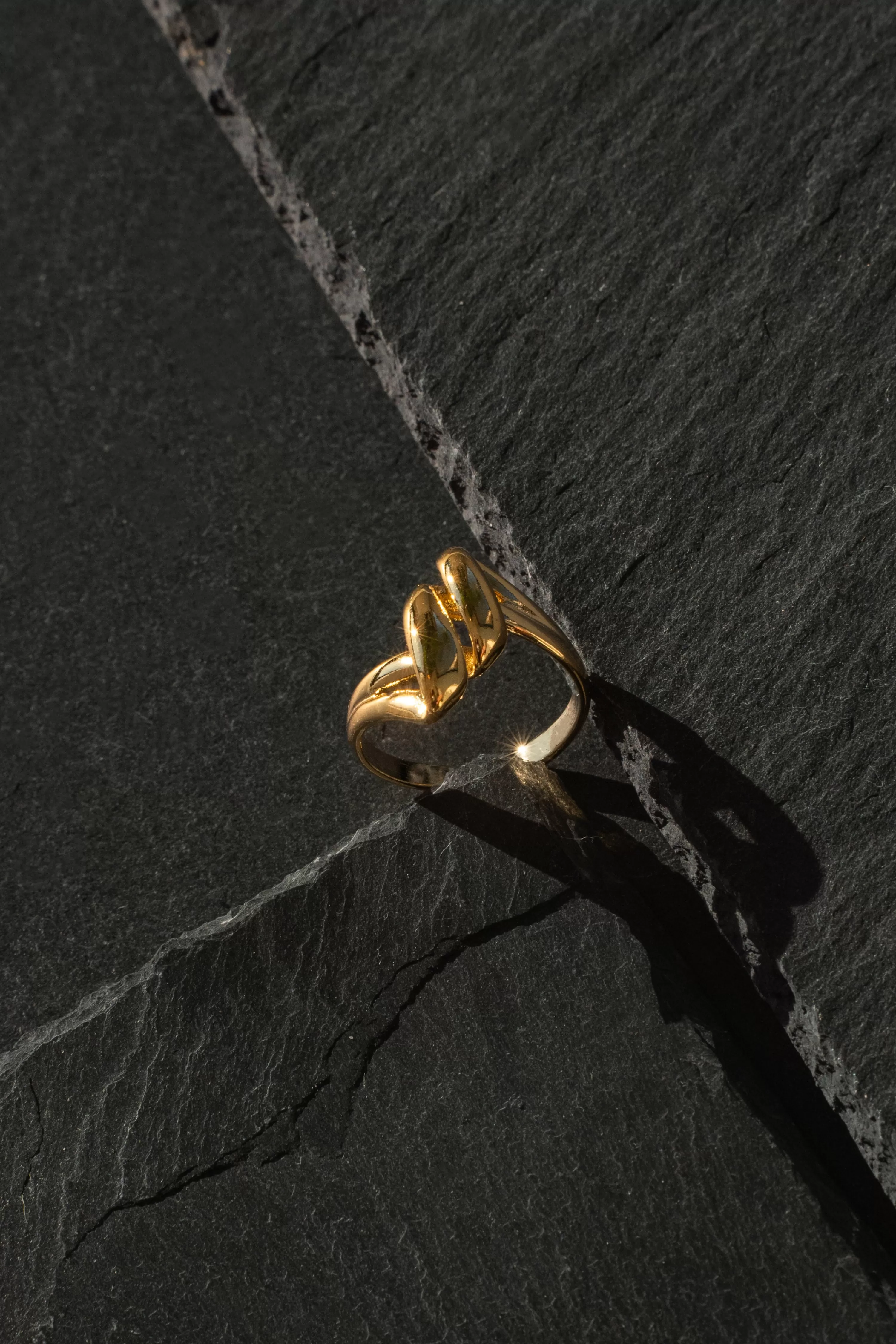 JLUXLABEL Gold Shelby Ring