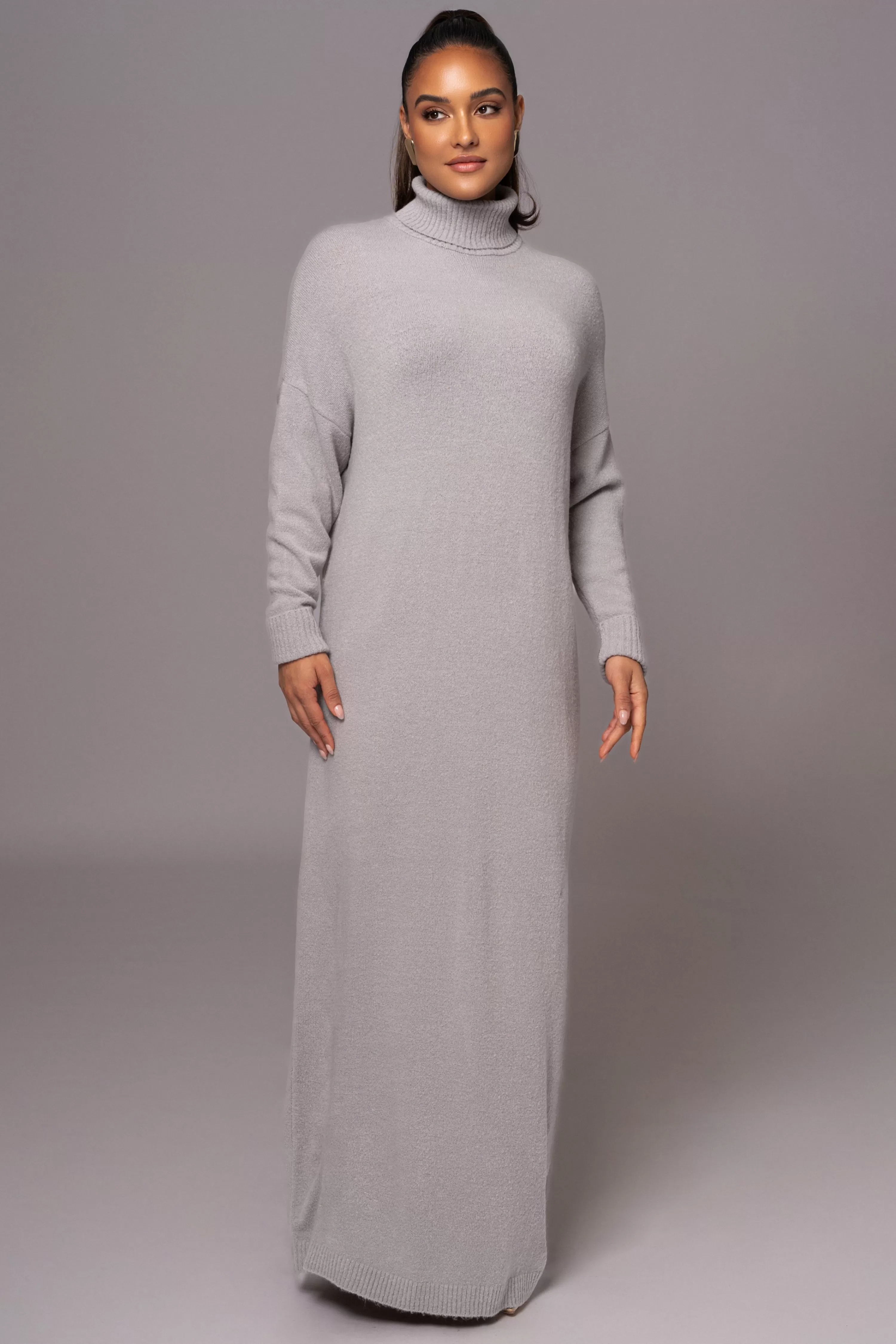 JLUXLABEL Grey Hartley Knit Maxi Dress