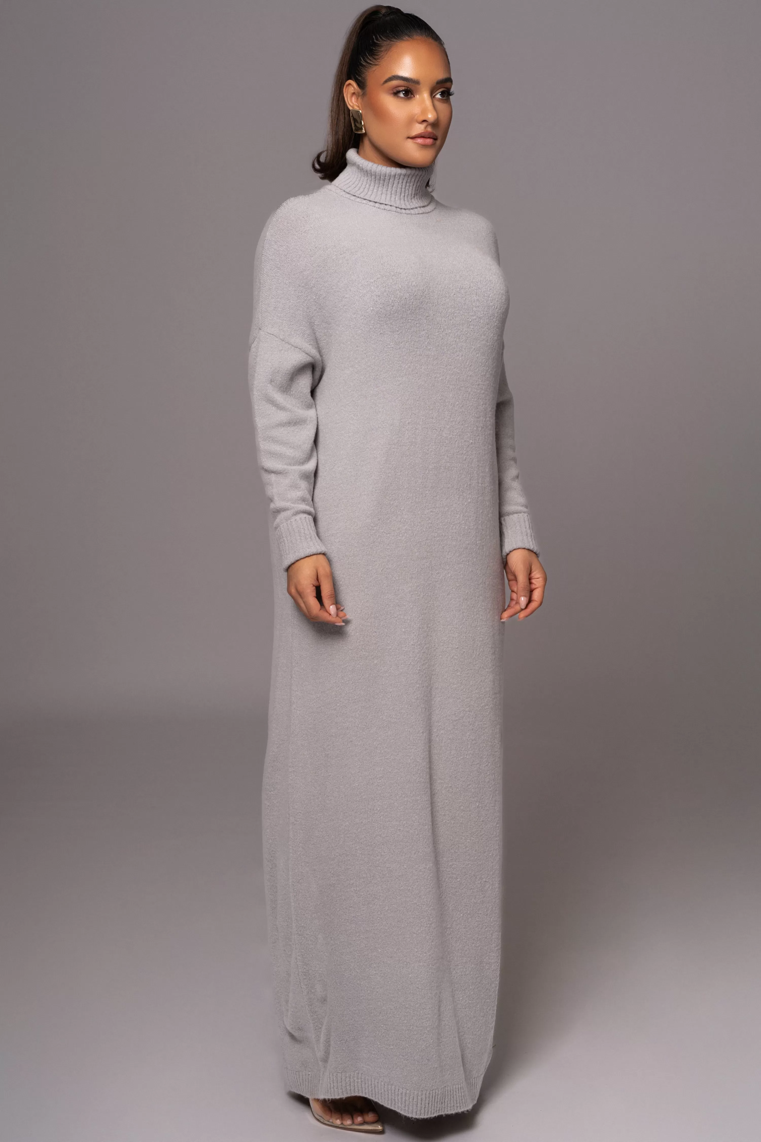 JLUXLABEL Grey Hartley Knit Maxi Dress