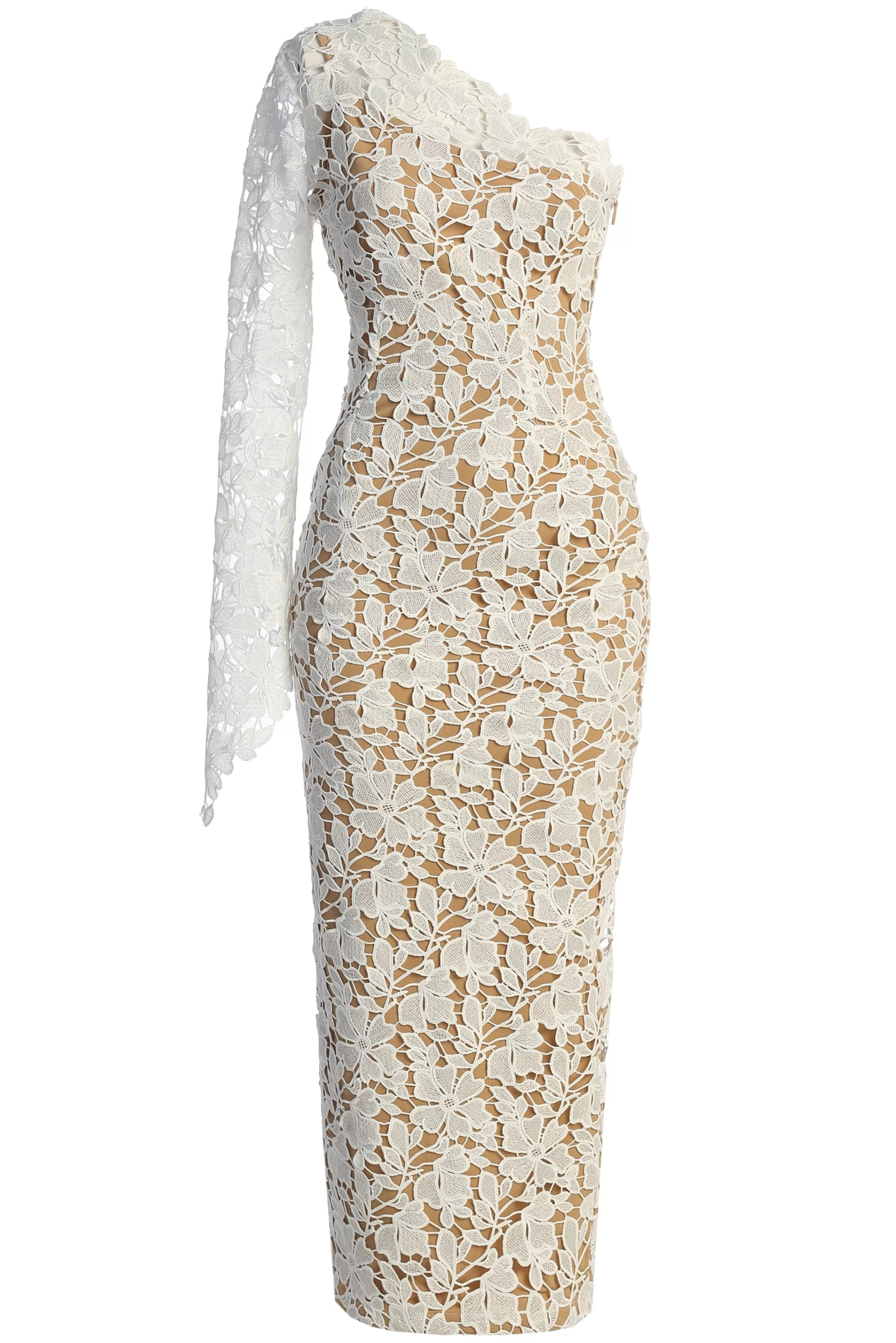 JLUXLABEL Ivory True Love Lace Dress