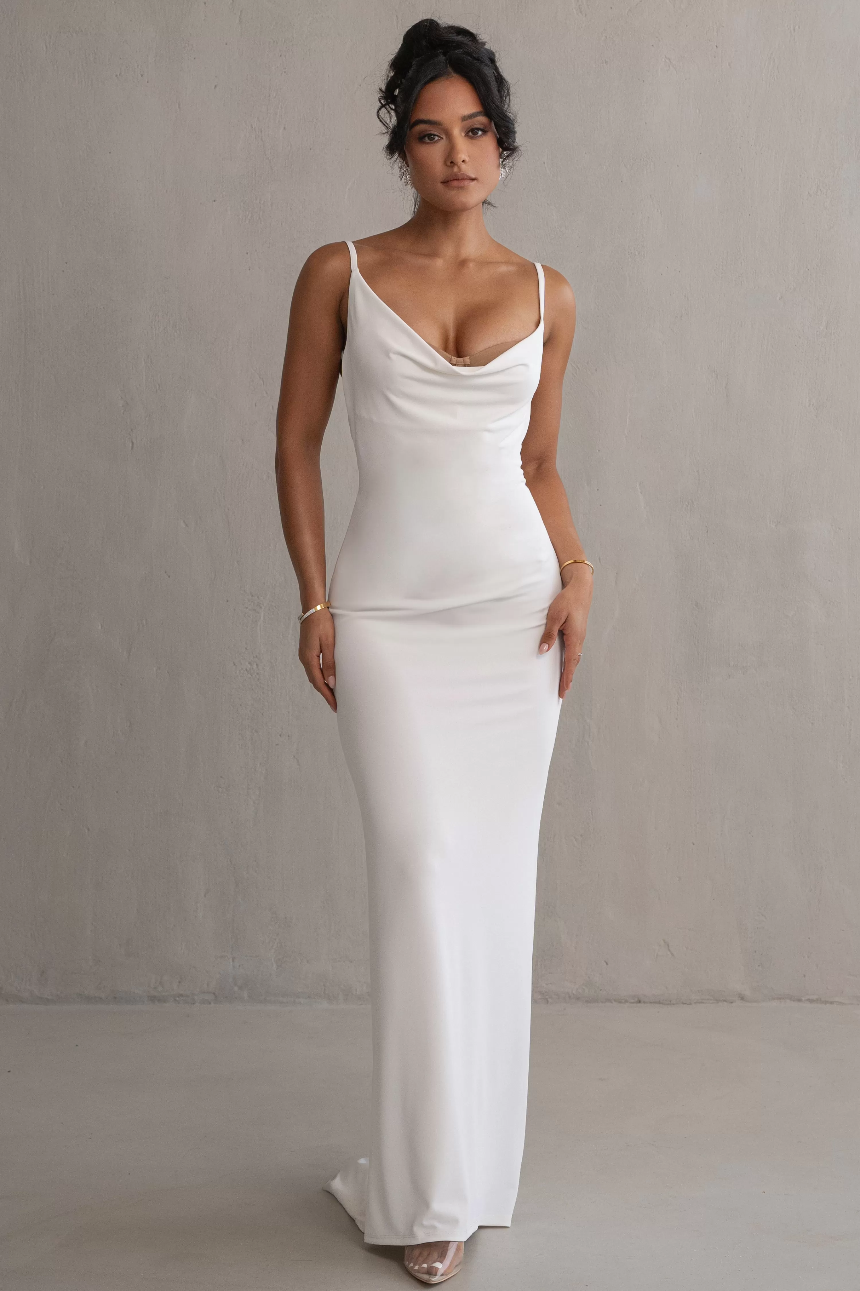 JLUXLABEL Ivory Until Forever Maxi Dress