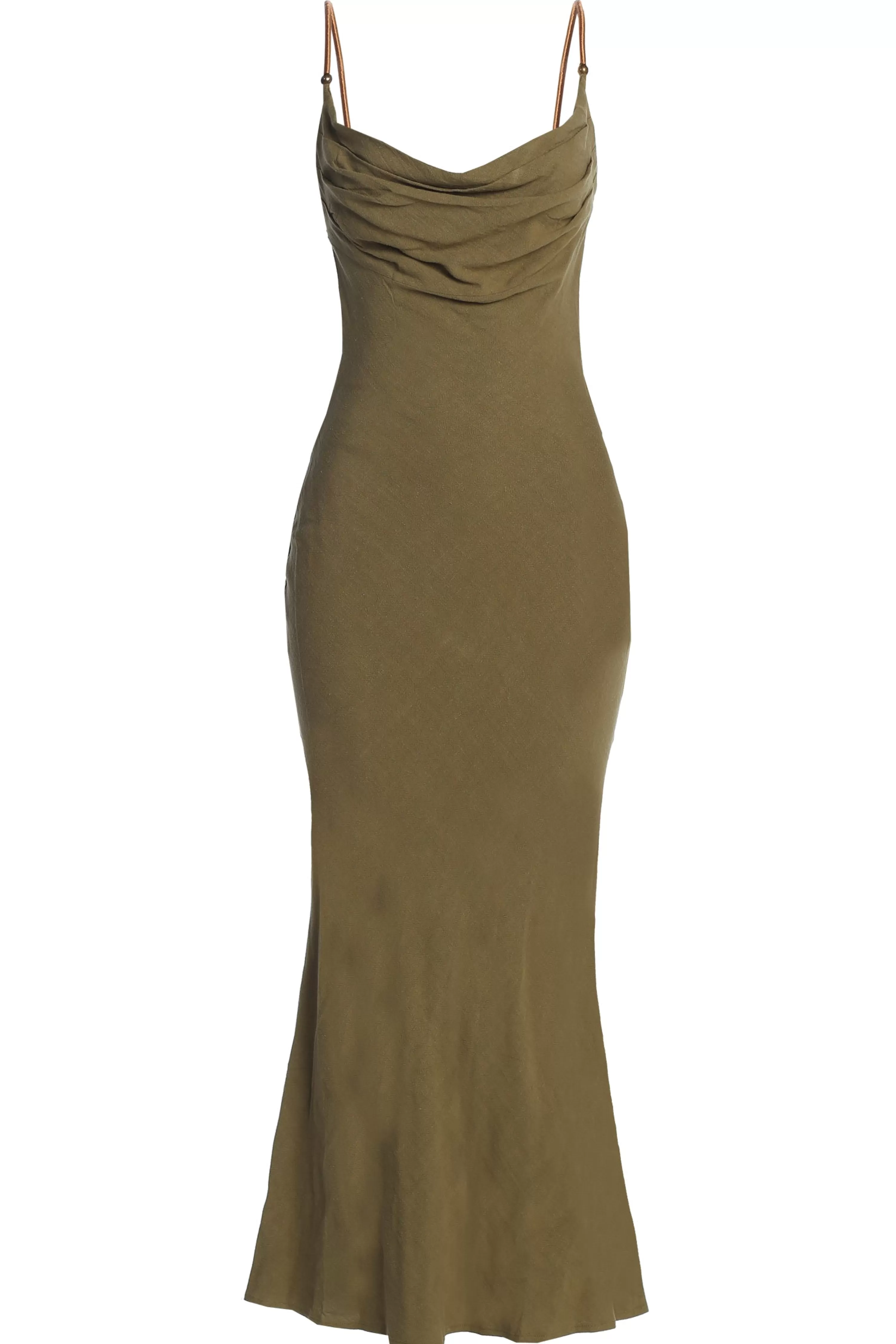 JLUXLABEL Olive Getaway Linen Maxi Dress