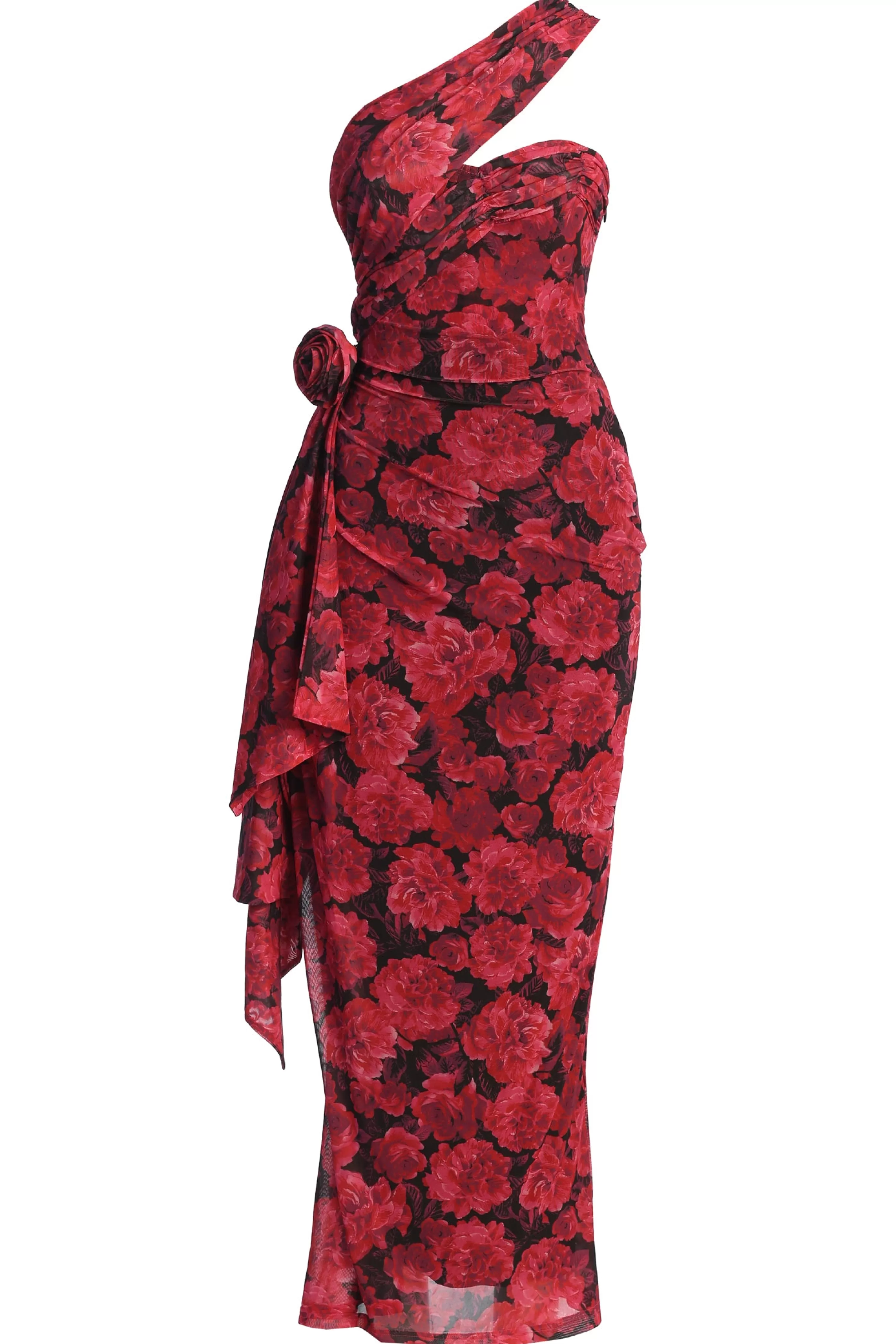 JLUXLABEL Pink Floral Villa Rosa Maxi Dress