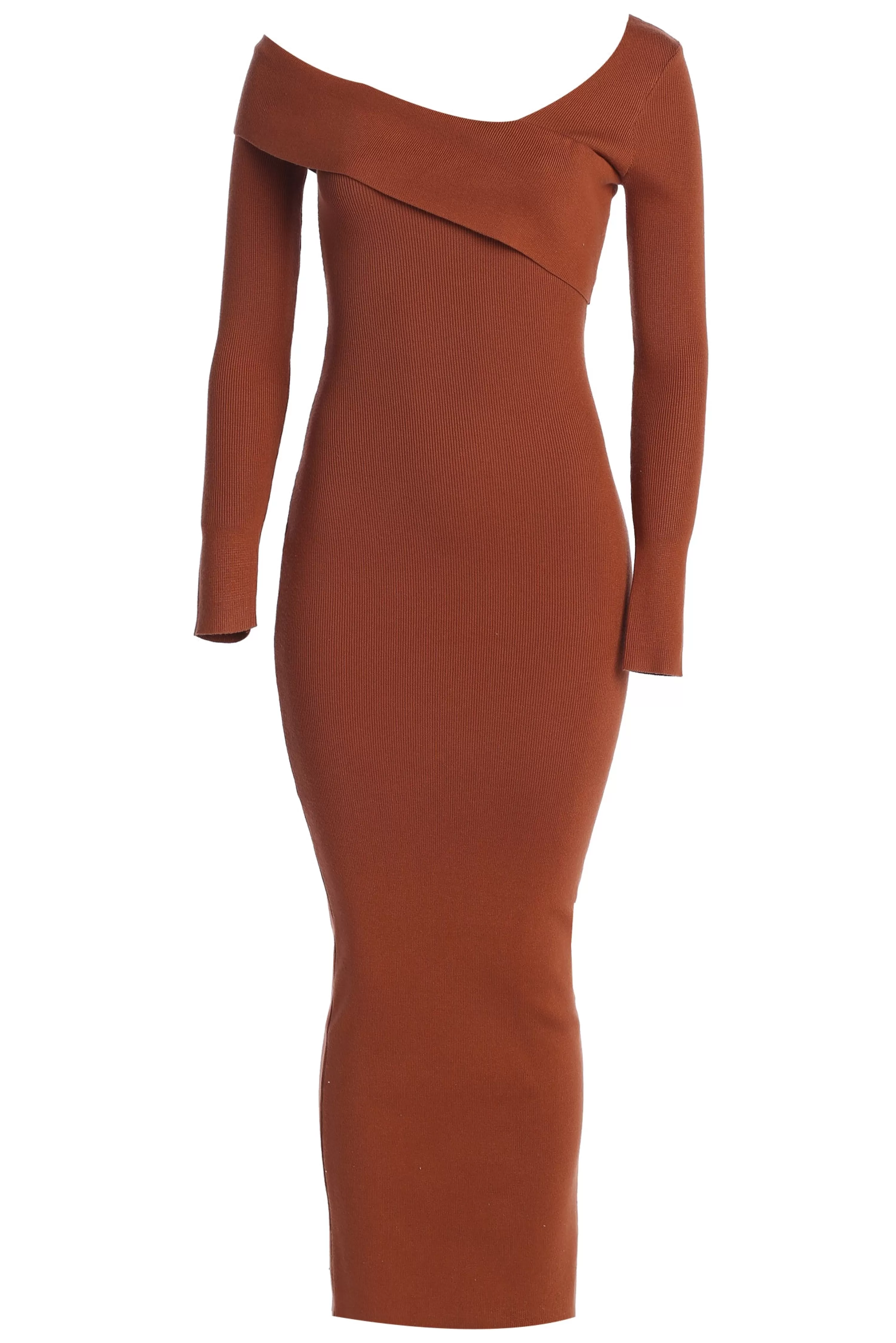 JLUXLABEL Rust Harper Knit Maxi Dress