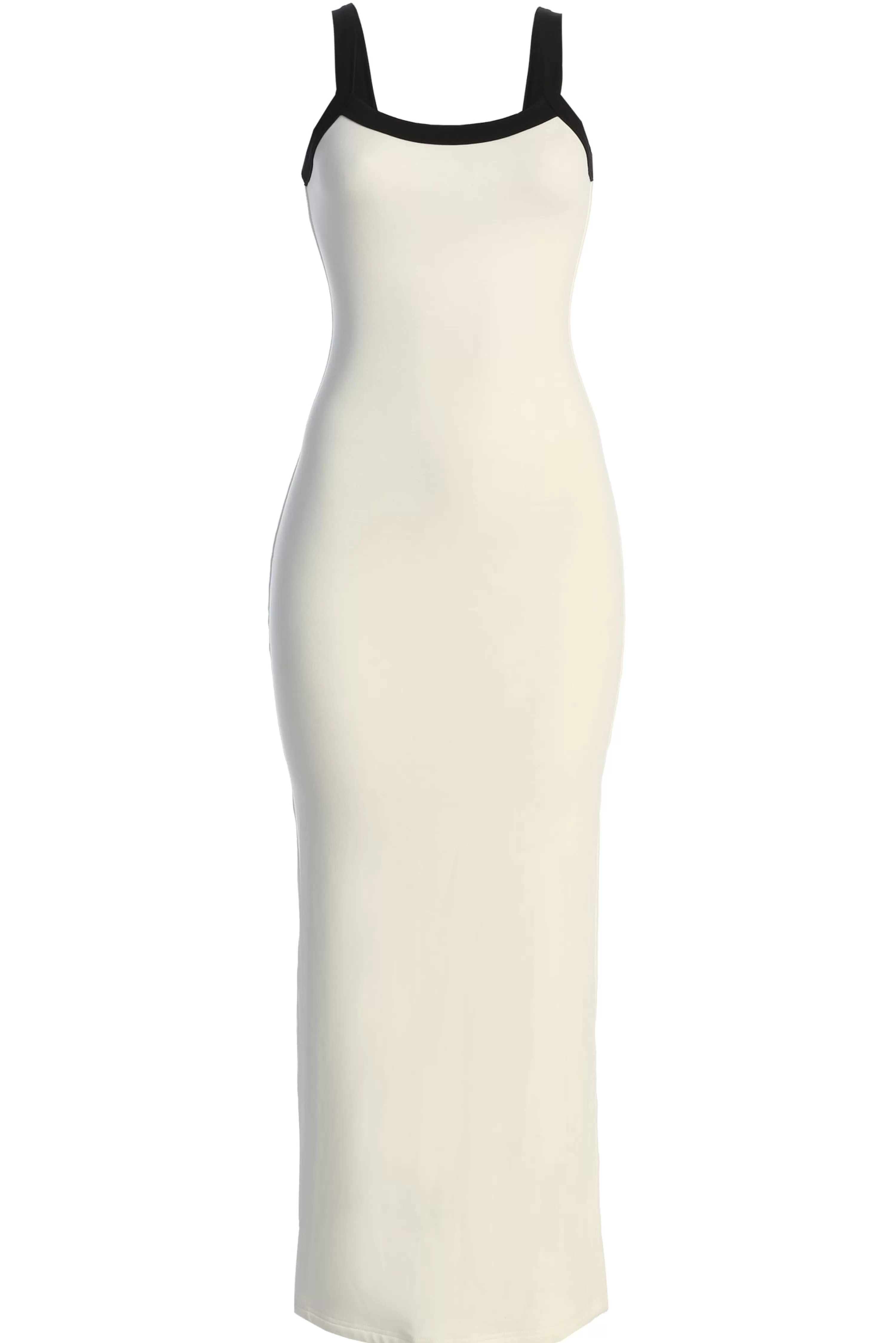 JLUXLABEL White Francesca Contrast Maxi Dress